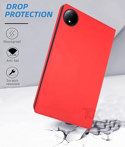 Image of TGK Flip Case Cover for Redmi Pad SE 8.7 inch Tablet (Red)