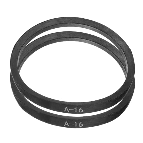 Image of uxcell 4pcs A16 or 4L180 Classic Wrapped Rubber V-Belt, 16 inch(407mm) Inside Circumference, A Profile V Belt