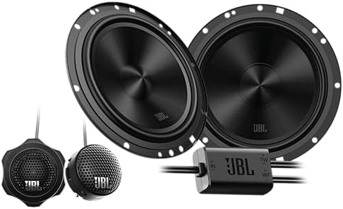 JBL Stage2 GEN2 65CF Komponenten Lautsprecher Auto 165mm (6,5 Zoll): von Harman Kardon Car HiFi mit 90W RMS und 720W Max Component Auto Boxen Set 2 Tieftöner + 2 Hochtöner