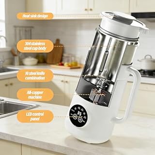 8-IN-1 IAGREEA Nut Milk Maker Machine, 35 oz Soy Milk Maker, Oat, Soy, Plant Based and Dairy Free Beverages, 2H Keep Warm Countertop Blender, 10 Blades, 12H Delay Start, BPA-Free, Self-Cleaning