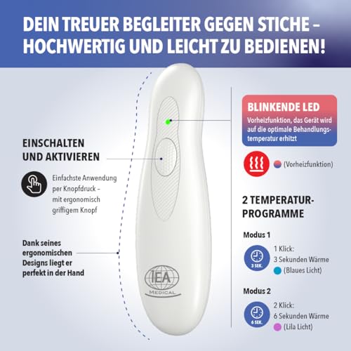 Stichheiler Iea Medical für Insektenstiche, Mückenstich Hitzestift