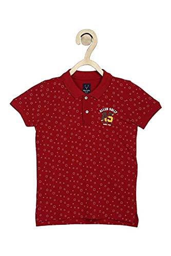 Allen Solly Solid Cotton Regular Neck Boys T-Shirt (S21ASBFV90774RE-P)