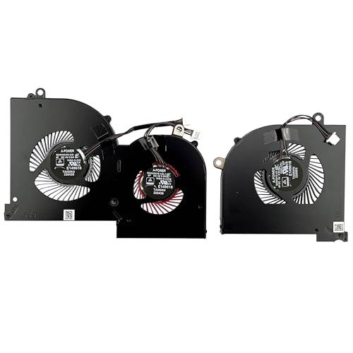OEM CPU+GPU ventilador de refrigeración de repuesto para MSI GS65 Stealth, WS65, P65 Creator (Intel Core 8th Gen), P/N: MS-16Q1 MS-16Q2 MS-16Q3, 16Q2-CPU 16Q2-G-CCW (no para RTX20 Series, mira la