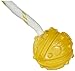 TRIXIE Aqua Toy Ball am Seil - schwimmendes Hundespielzeug aus Gummi zum Apportieren - ø 4,5/35 cm, Motivationsspielzeug für Hunde zum Werfen & Ziehen - 33481