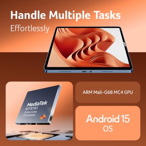 Image of Acer Iconia iM11-12M| 11.45 inch90Hz IPS Display, MediaTek Helios G99-8781, 8GB RAM + 128GB Storage, 16+2MP Rear+8MP,Wi-Fi + LTE Volte, Android 15,BT 5.2, Slim Metal Body,Blue.