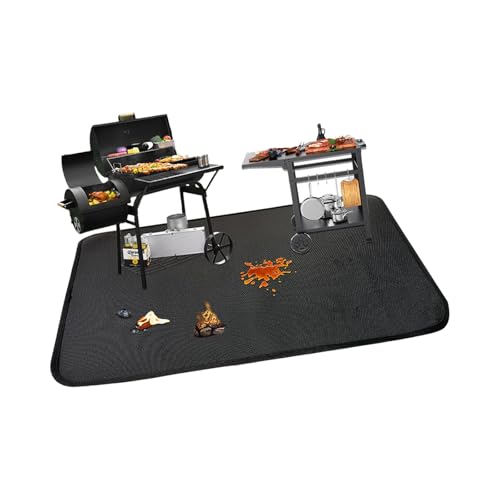 Flammhemmende Schutzmatte Für BBQ Grills Hitzeschild...