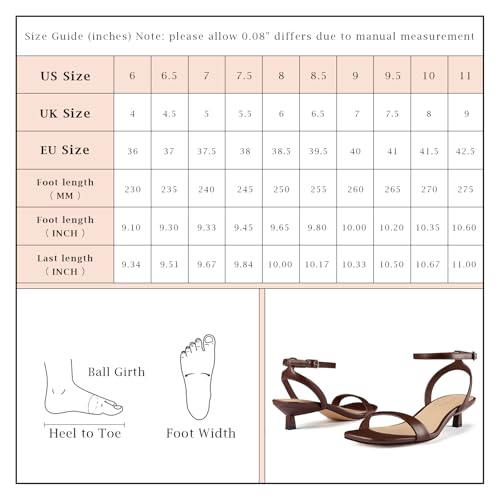 Image of Women Kitten Heel Sandals Ankle Strap Heeled Sandals Square Open Toe Dress Party Shoes
