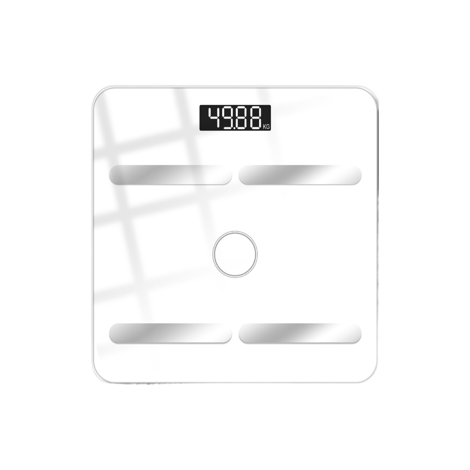 Báscula De Grasa Corporal Inteligente Con Bluetooth, Báscula Electrónica De Carga, Báscula Corporal, Báscula De Grasa For Adultos, Analizador De Peso BMI FáCil De Usar(White-Charging)
