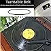 Sam&Johnny Turntable Belt for Technics, Pioneer, Audio-Technica Record Player Belt Replacement Rubber Flat Drive Belt Repair - 5Pcs of 5 Sizes