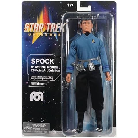 Mego Star Trek: Strange New Worlds – Spock 8-Inch Action Figure Cover