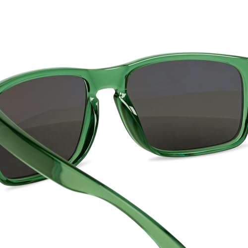 Image of Bnus italy made classic sunglasses corning real glass lens w. polarized option