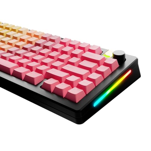 Image of Glorious Gaming - GPBT Gradient Keycaps for Custom Mechanical Keyboards, No Fade Dye-Sublimated, Fits 100%, 75% 65% 60%, PBT Polymer, Fits ANSI & ISO, Supports Windows & macOS - Grapefruit