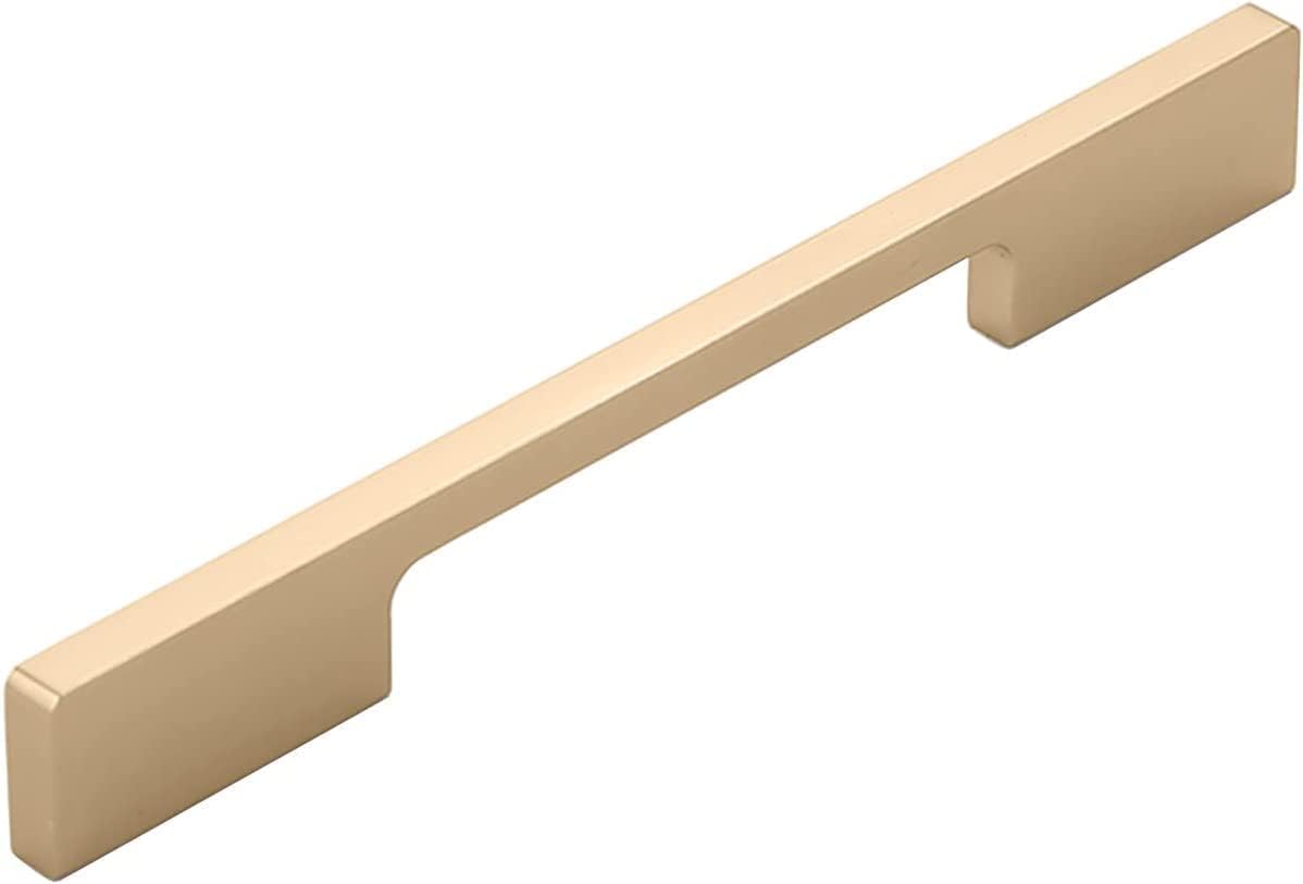 Poignées d'armoire dorées ergonomiques pour portes de chambre à coucher