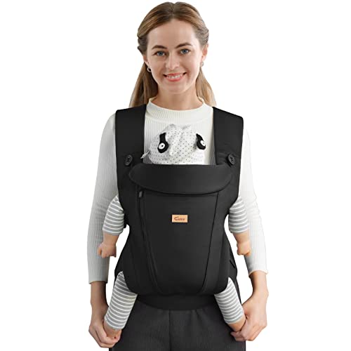 CUBY Ergonomic Baby Carrier, Adjustable for Newborn to Toddler, Breathable 3D Air Mesh