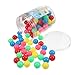 SOLUSTRE 100 Palline Di Plastica Colorate Da 20mm Per Attività Educative Set Di Biglie Per Conteggio Esperimenti Di Probabilità e Giochi Di Matematica immagine