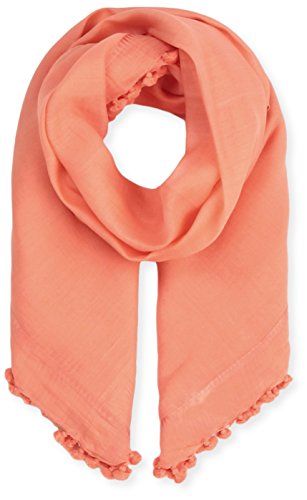 [シトラス] Silk Cotton Pompom C14040 Tomato Coral 100x200cms