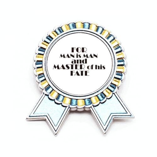 Broche For Man Is Man bijou de veste masculin en métal M