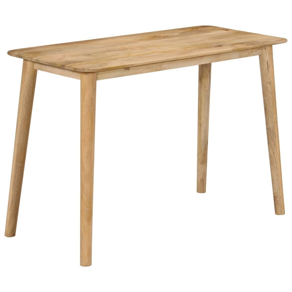 Table à manger manguier massif étroite pour studio et cuisine