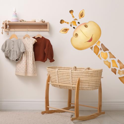 Vinilo decorativo de jirafa para pared infantil miniatura 5