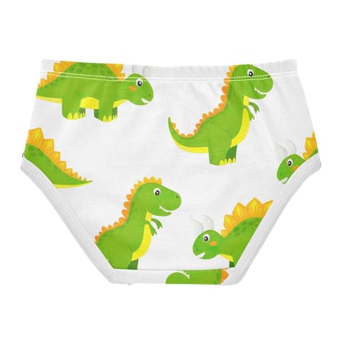 Aesthetic Girls Underwear Toddler 2t Cotton Girl Panties Cute Cute Green Dino Briefs Girls Undies2