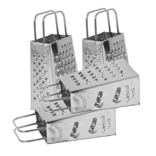 Rallador de Cocina Cuadrado de Acero Inoxidable 4 Piezas miniatura 1
