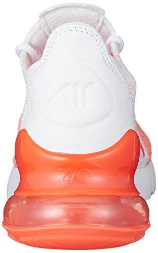 Image of Nike Women's Air Max 270 Flyknit Running Shoe (9 M US, White)