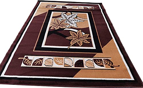 Image of Home Decore Acrylic Carpet for Your Living Room & Drawing Room Aywhere in Your Home Size - 4 X 5 Ft (Brown-GH)