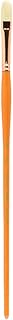 Princeton Refine Artist Brush, Brushes for Oil and Acrylic Paint, Series 5400 Natural Chunking Bristle, Filbert, Size 6