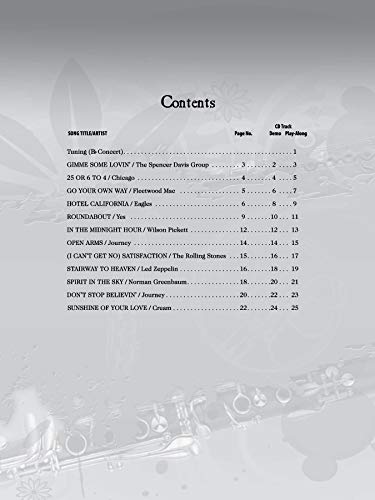 Classic Rock Instrumental Solos: Trumpet, Book & CD (Pop Instrumental Solo Series) - Image 3