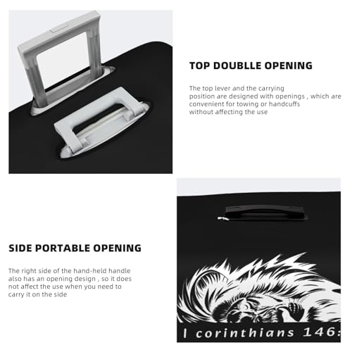 Travel Luggage Cover Jesus Faith Cross Fashion Washable Baggage Suitcase Protector Fit For Luggage Large4