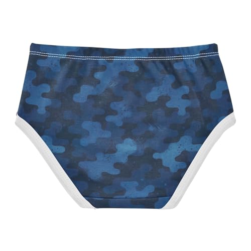 Joisal Pattern Girls Underwear Toddler 2t Cotton Cute Panties Girl Cool Navy Blue Camouflage Undies Kids Briefs2