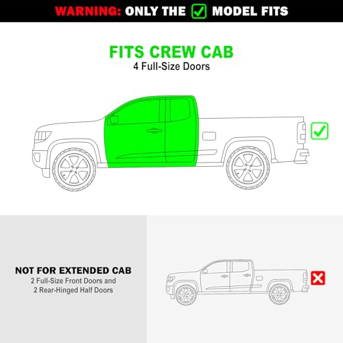 Estribos laterales de acero inoxidable pulido 6in para Chevy Colorado 2015-2022 miniatura 6