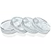 4 or 5 Pack Glass Fermentation Weights for Fermenting Sauerkraut, Pickles, and Fermented Goods - Wide Mouth Mason Jar Canning Glass Weights