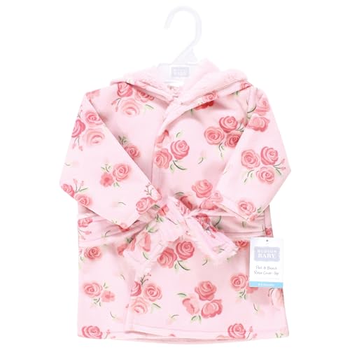 Image of Hudson Baby Unisex BabyMink with Faux Fur Lining Pool and Beach Robe Cover-ups