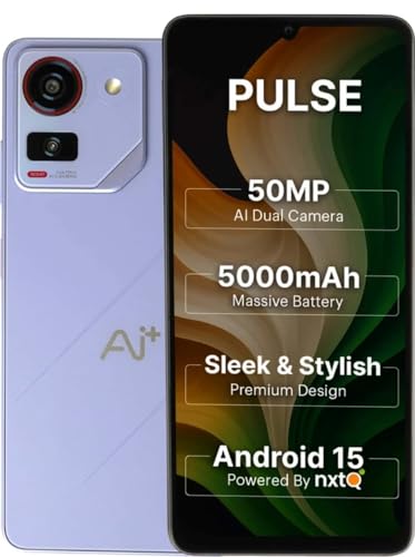 Ai+ Pulse 4G (Purple, 64 GB) (4 GB RAM)