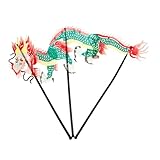 Kisangel Chinese Shadow Puppet Toy Set for Boys and Girls and Adults Mini Hand Puppets for Dance Props Traditional Craft Adjustable Features Random Style