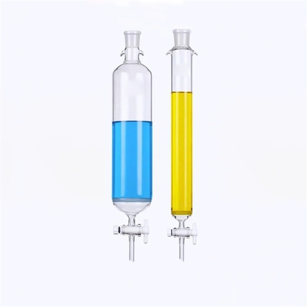 Sprzęt do przyrządów laboratoryjnych 1 szt. Kaliber 24 # kolumna z tłokiem PTFE laboratoryjna kolumna filtracyjna z kolumną rdzenia piaskowego (20 x 300 mm)