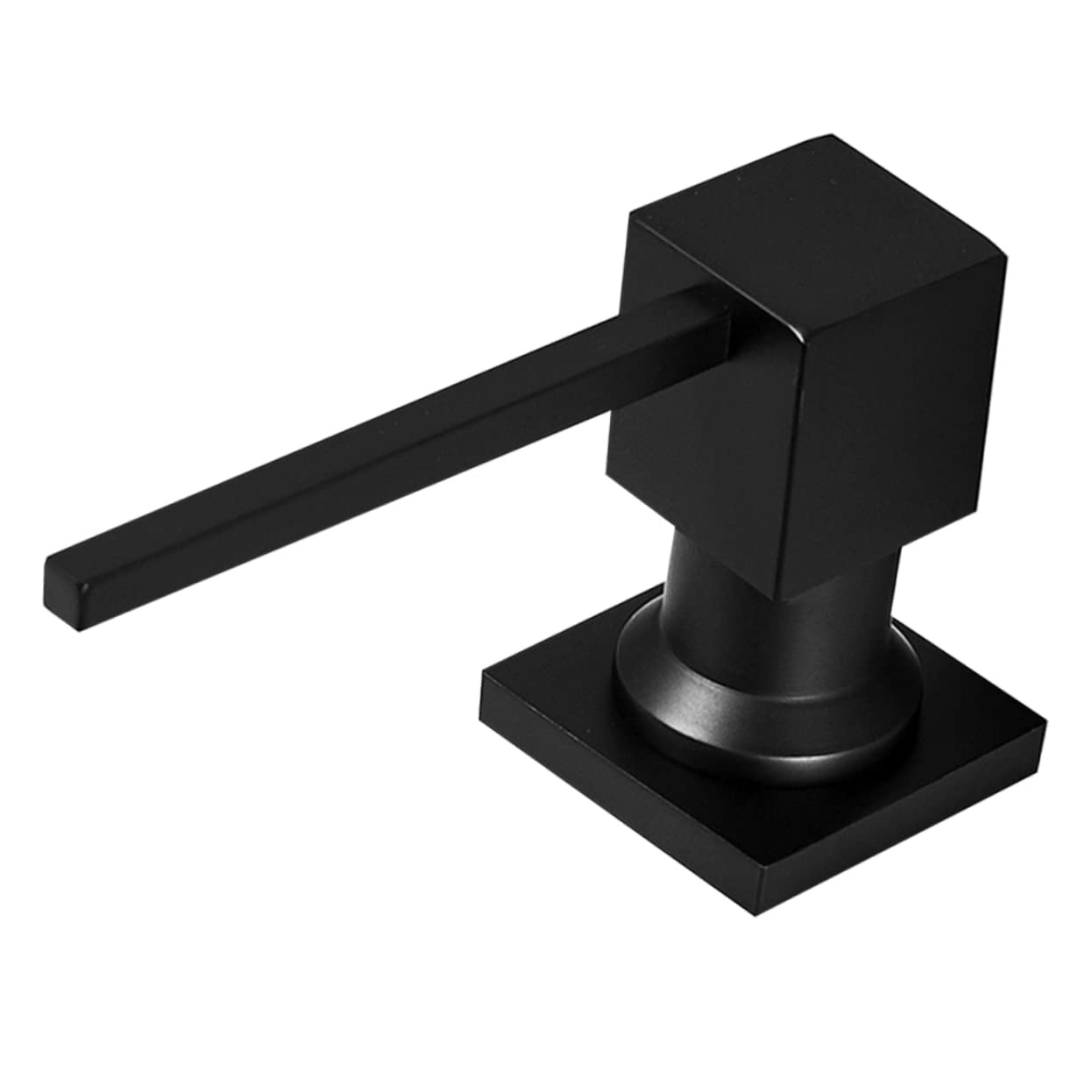 Balacoo Copper Hand Soap Pump Dispenser Black Sink Soap Dispenser for Kitchen Bathroom