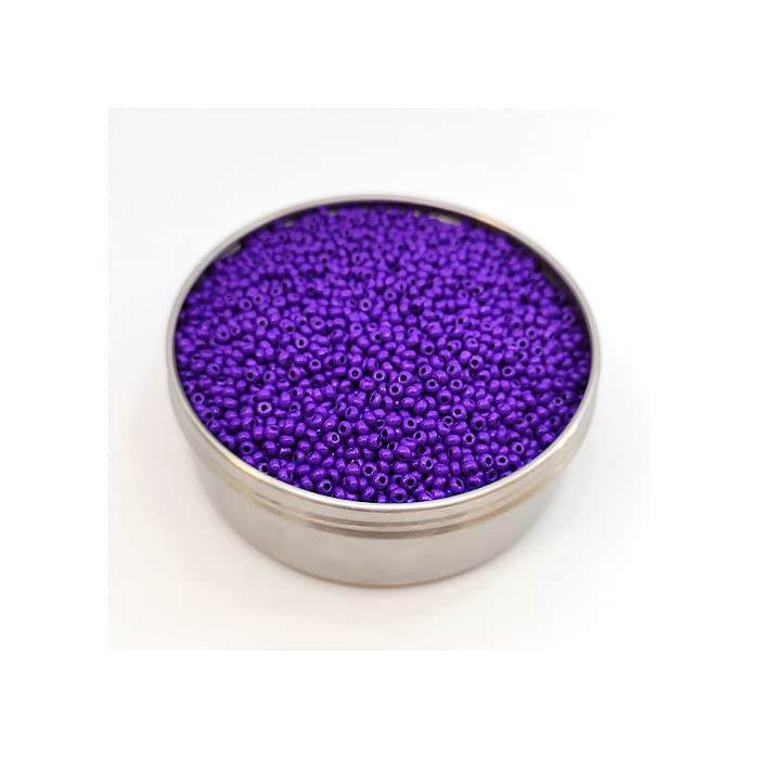 Preciosa Seed Beads 20 g 8/0 Purple (TERRA INTENSIVE) (Rocailles Preciosa Seed Beads Purple (Terraintensive)) — image 1
