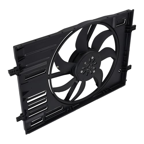 Image of maXpeedingrods Engine Radiator Cooling Fan Assembly for Audi A3 2015-2020, for Volkswagen e-Golf /Golf 2015-2019 SportWagen 2015-2018, for Volkswagen Jetta 2019, for Audi S3 Volkswagen GTI 5Q0121203CL