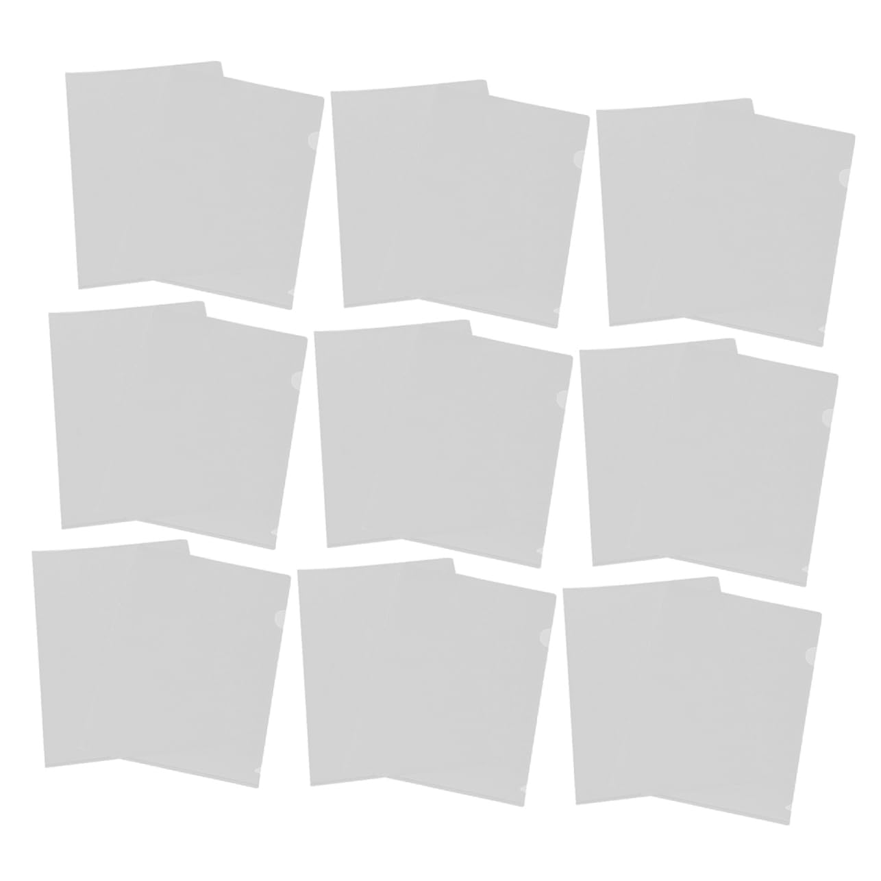 Cartelline Portadocumenti Plastica Trasparente A4 50 Pezzi