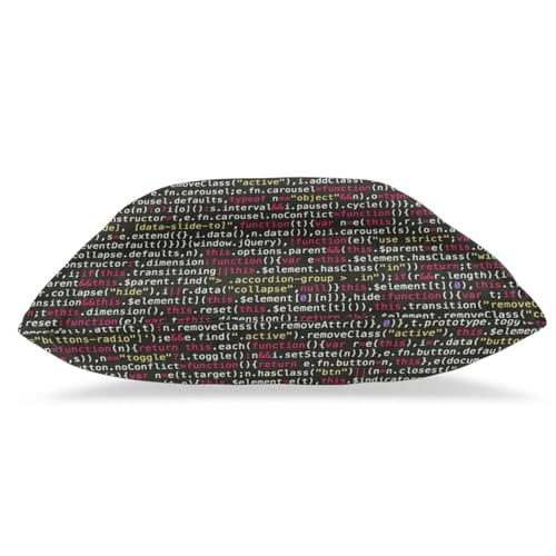 Taies d oreiller carrées imprimées Programmer Code lit 2x - 6