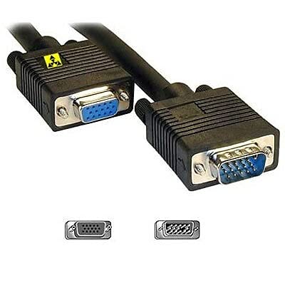 PCArena Cavo di prolunga SVGA VGA, nero, da 1 m