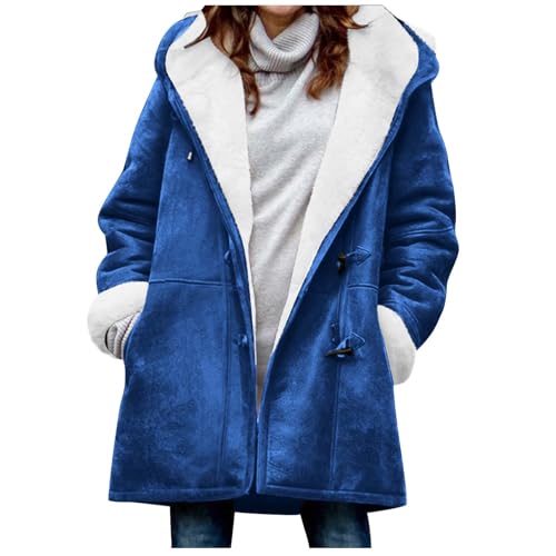 Ladies Floral Puffer Jackets Hoods Coats for Women Long Sleeve Christmas Warm Fuzzy Hooded Fall Winter Outfit 2025