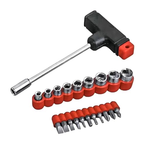 Image of 21 PCS Multipurpose Screwdriver Socket Set Tool Kit - Magnetic Wrench for Home, Office, Car, and Bike - All-in-One Repair & Maintenance Tool Kit
