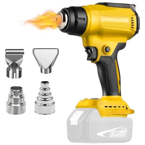 TEETOK Cordless Heat Gun with LED Light Cover