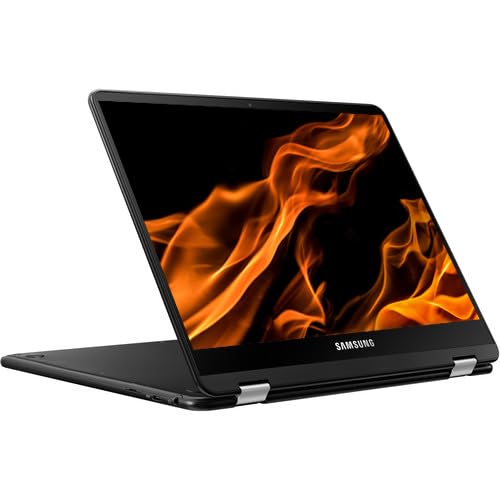 Image of Samsung 12 inch Convertible Chromebook Pro, 2K(2400 x 1600) Touchscreen with 360' Rotation, Intel Processor Up to 2.20GHz, 4GB Ram, 32GB Storage, Super-Fast WiFi, Chrome OS, Pastel Black, Renewed