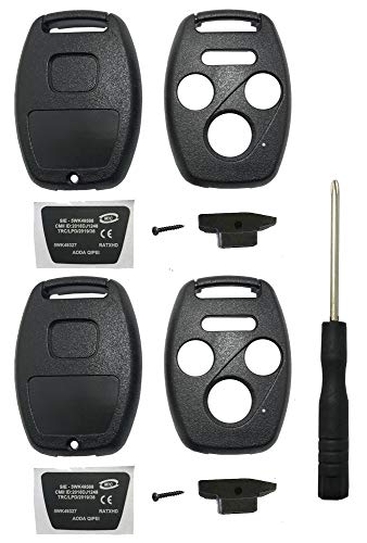 Horande Keyless Entry Key Fob Case Shell fit for Honda 2003-2009 Accord 2005-2010