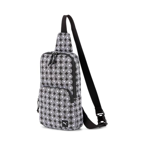 PUMA Womens X Odin Crossbody Travel Casual - Black, White