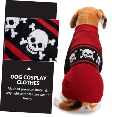 Disfraz para perro suéter calavera Halloween XL miniatura 7